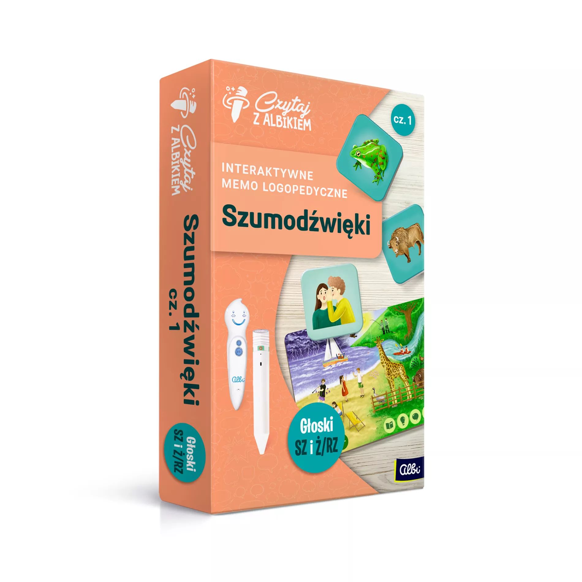 Czytaj z Albikiem. Memo Szumodźwięki cz. 1 - zabawka