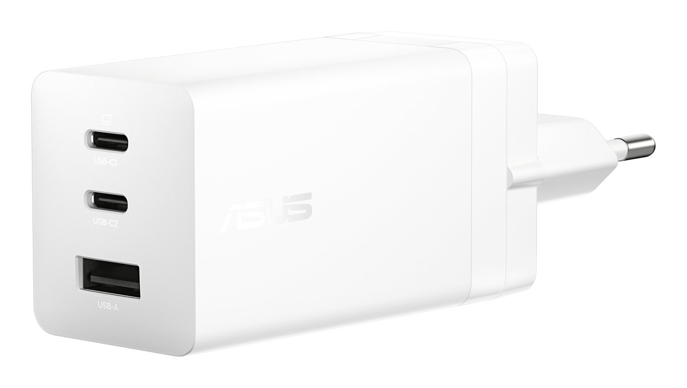 ASUS 100W USB-C GaN Charger Uniwersalne Biały Prąd przemienny Szybkie ładowanie Wewnętrzna
