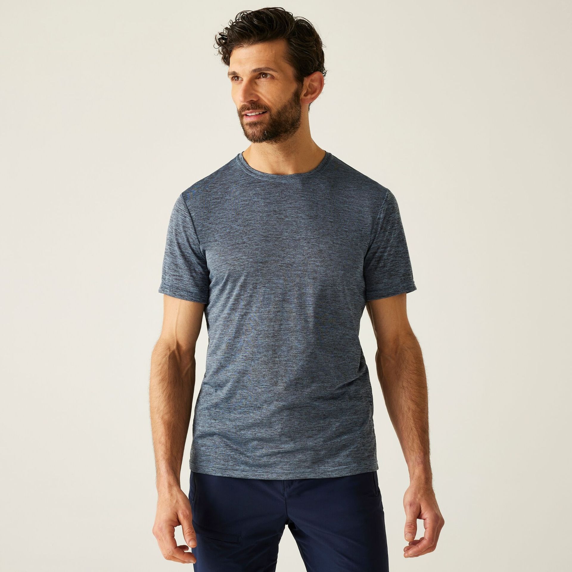 Regatta Koszulka męska Fingal Edition Niebieski, Rozmiar: 5XL