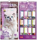 Kalendarz 2026 ścienny planer Koty