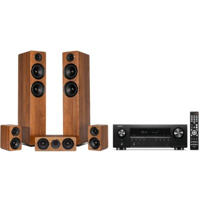 Denon Zestaw kina domowego  AVR-S670H + WILSON Scenix 5.0 Orzech