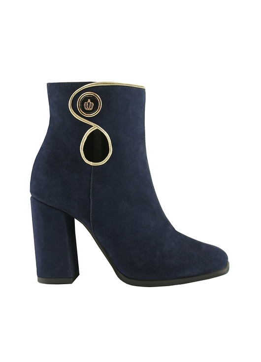 Botki skórzane - nubuk (6162)