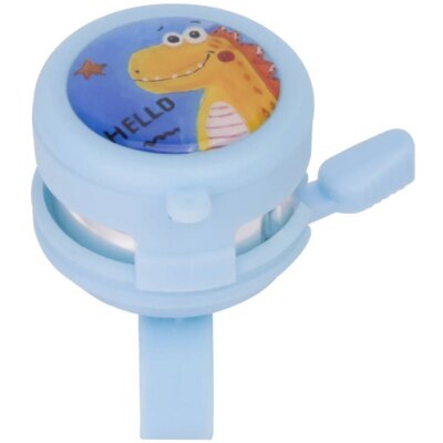 Dzwonek rowerowy SUN BABY z lusterkiem Dinozaur J13.035.0.1 Niebieski