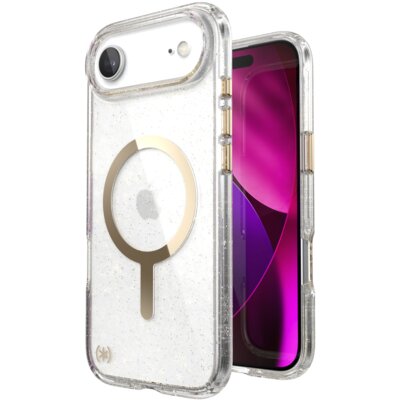 Etui SPECK Presidio Lux MagSafe do Apple iPhone Air Przezroczysto brokatowy