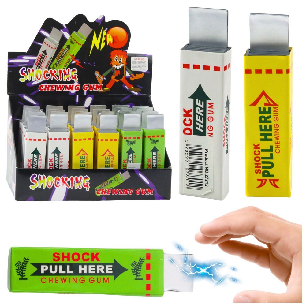 Paczka Gum Do Żucia Gadżet Elektryczny Rażący Prądem LEAN TOYS