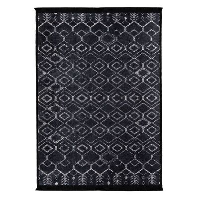 Dywan drukowany Mesh petra 120 x 160 cm czarny