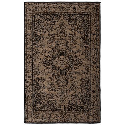 Dywan tkany Tsara juta 50 x 80 cm brązowy