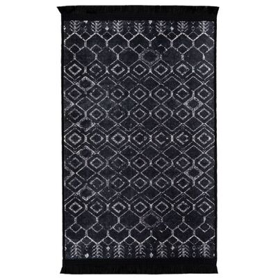 Dywan drukowany Mesh petra 50 x 80 cm czarny