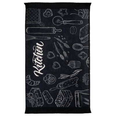 Dywan drukowany Dine petra 60 x 120 cm czarny