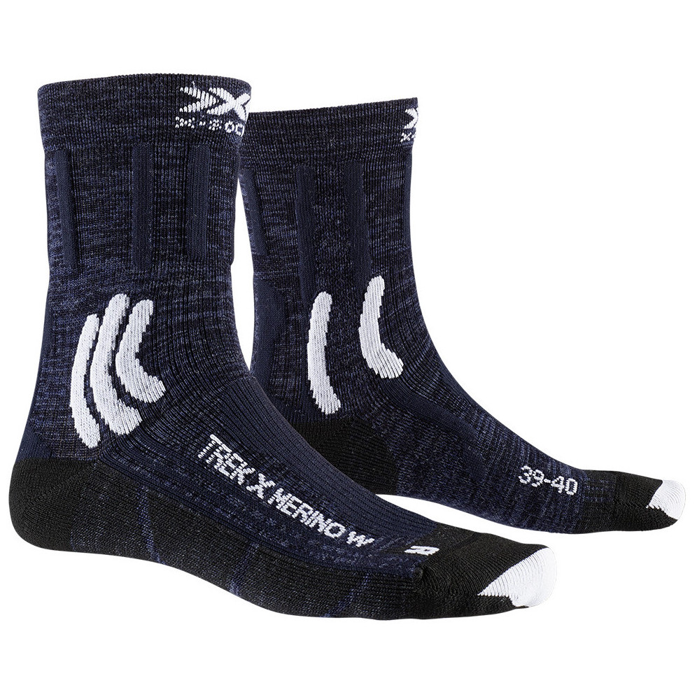 Damskie skarpety X-Socks Trek X Merino Rozmiar skarpet: 39-40 / Kolor: ciemnoniebieski