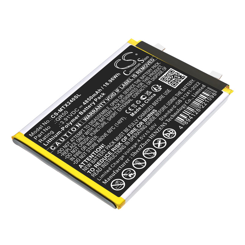 Motorola Moto Edge 50 5G / QR50 4850mAh 18.96Wh Li-Polymer 3.91V (Cameron Sino)