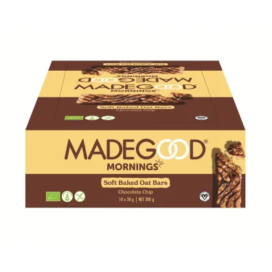 Madegood Batoniki owsiane soft z czekoladą 5 x 30 g Bio