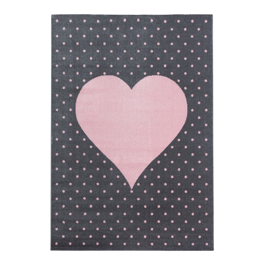 Różowo-szary dywan dziecięcy 140x200 cm Bambi – Ayyildiz Carpets