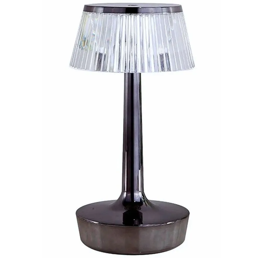Czarna lampa stołowa led - K615-Eliso