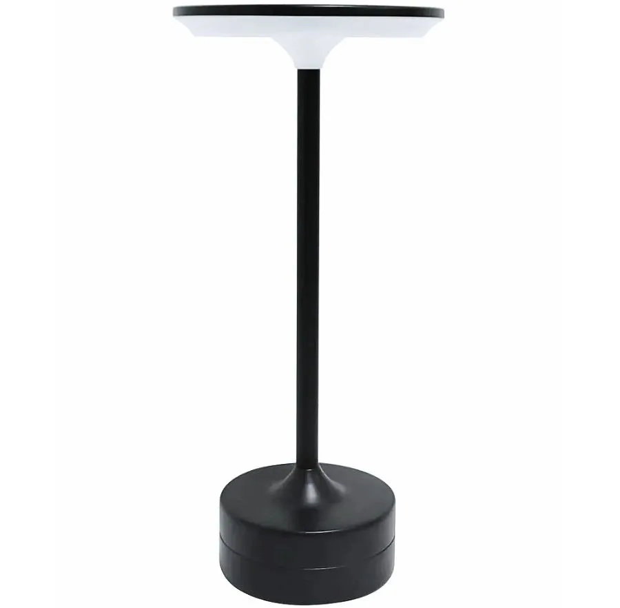 Czarna lampa stołowa na USB - K616-Rawino