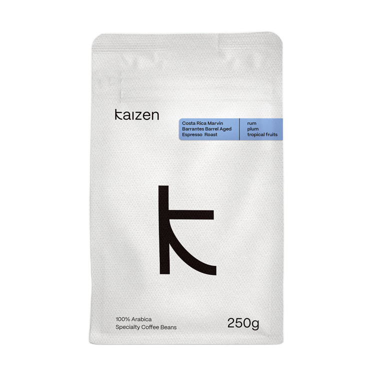 Kawa ziarnista Kaizen Coffee Costa Rica Marvin Barrantes Barrel Aged Espresso 250g