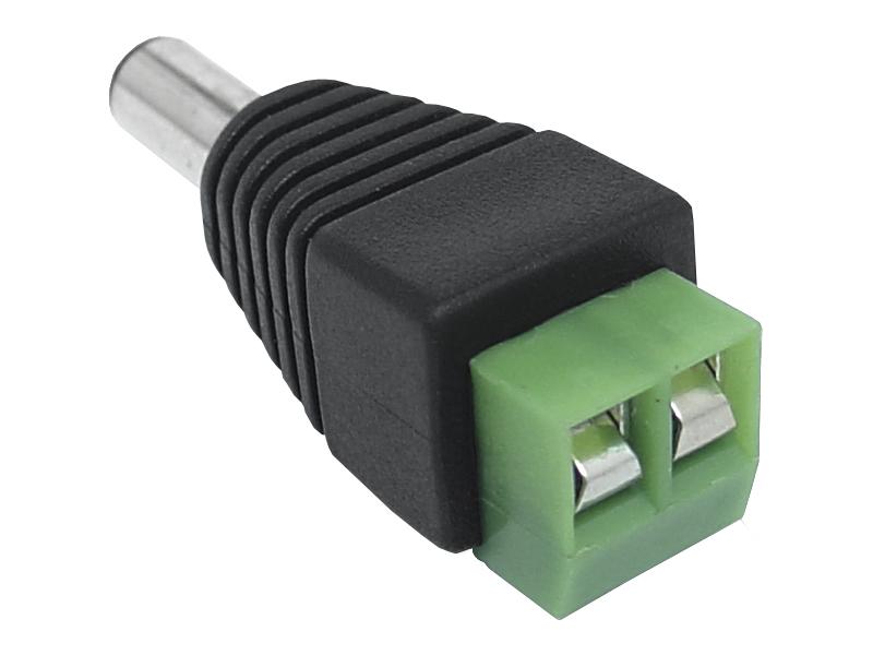 MAX4 Wtyk DC 2.1/5.5 z szybkozłączem