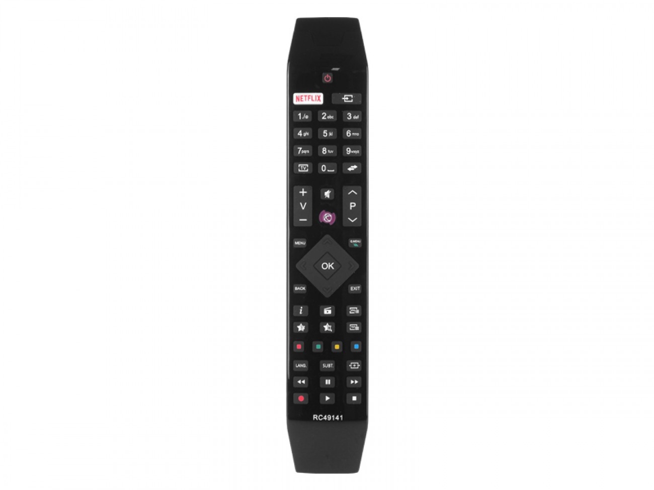 Pilot do TV LCD HITACHI RC49141 NETFLIX