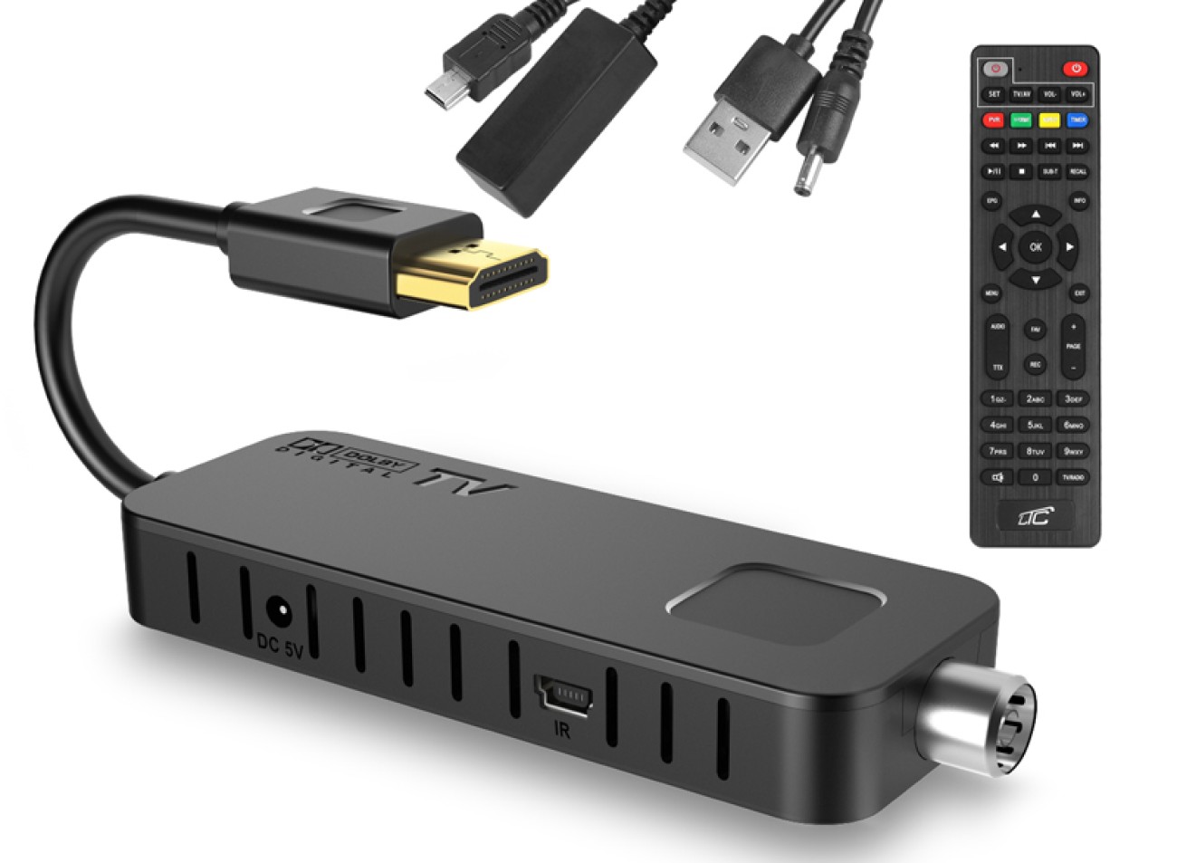 TUNER TV STICK DVB-T2 LTC DO TV NAZIEMNEJ MA DVB211M
