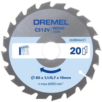 Dremel Tarcza do cięcia CS500 85 mm