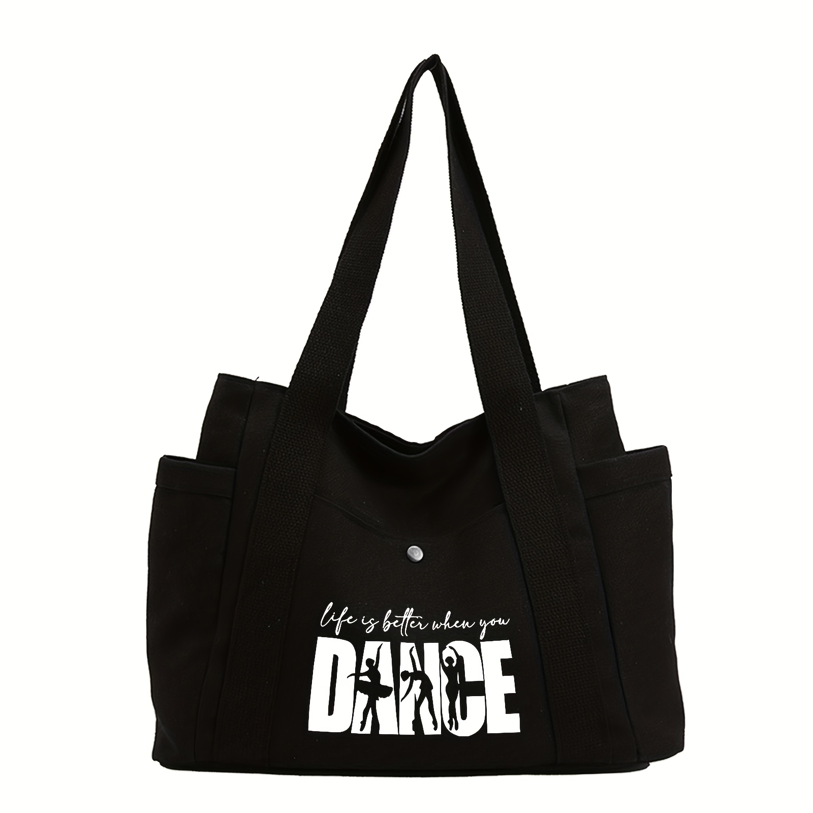 TEMU Duża Torba Tote dla Kobiet z Nadrukiem 