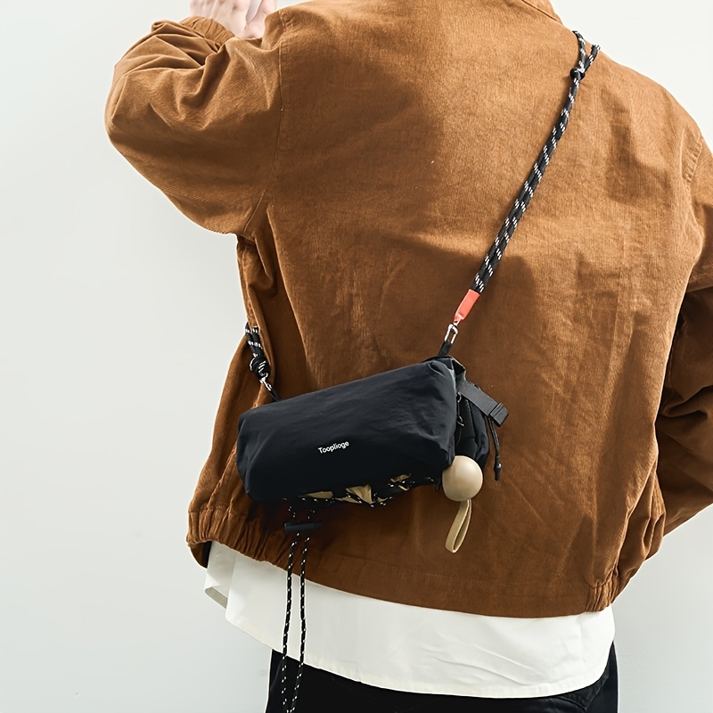 TEMU Damska torba na ramię z regulacją - Wytrzymała torba na ramię z nylonu z zamkiem błyskawicznym, minimalistyczny design do codziennego użytku,