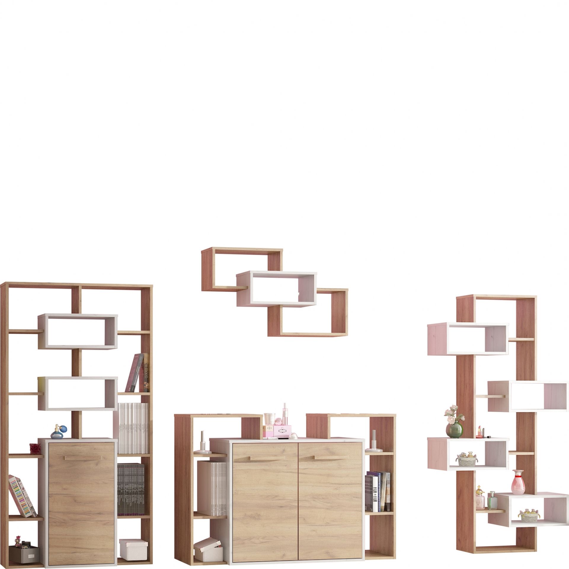 Meblościanka Młodzieżowa 9 Rio MebloCross Dąb Cremona