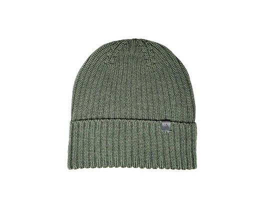 Czapka 100% Merino - Zielona
