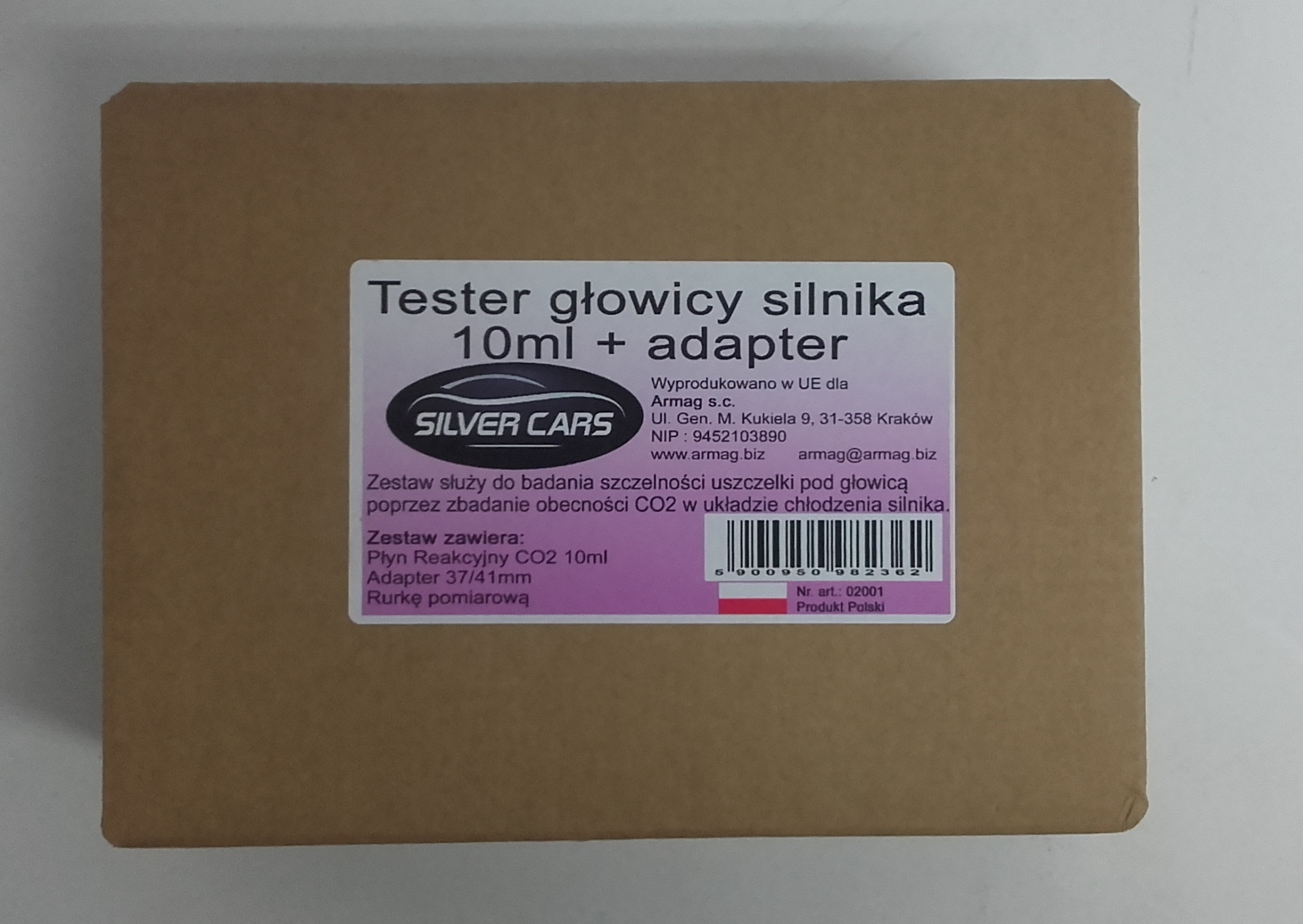 SILVER CARS TESTER SZCZELNOŚCI GŁOWICY 10ML