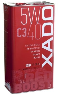 XADO ATOMIC OIL C3 RED BOOST 5W40 5L