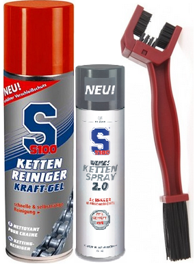 S100 ZESTAW ŁAŃCUCHA KRAFT-GEL +SMAR 100ML+SZCZOTKA