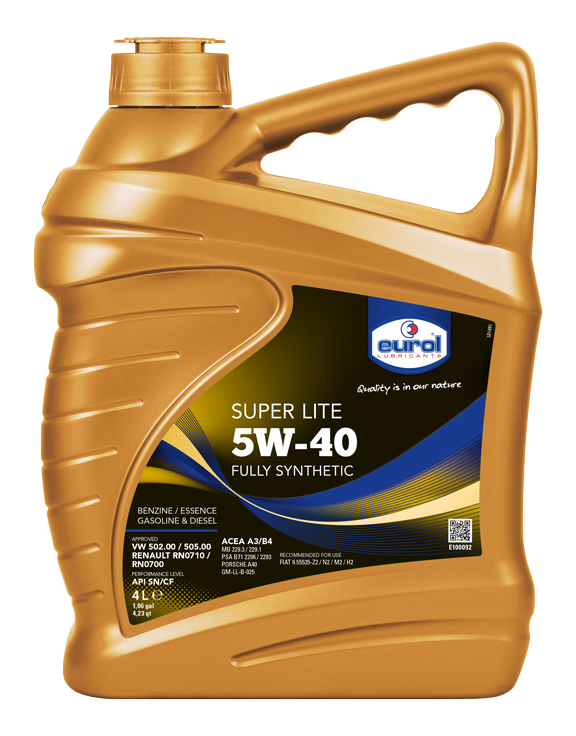 EUROL SUPER LITE A3/B4 5W40 4L