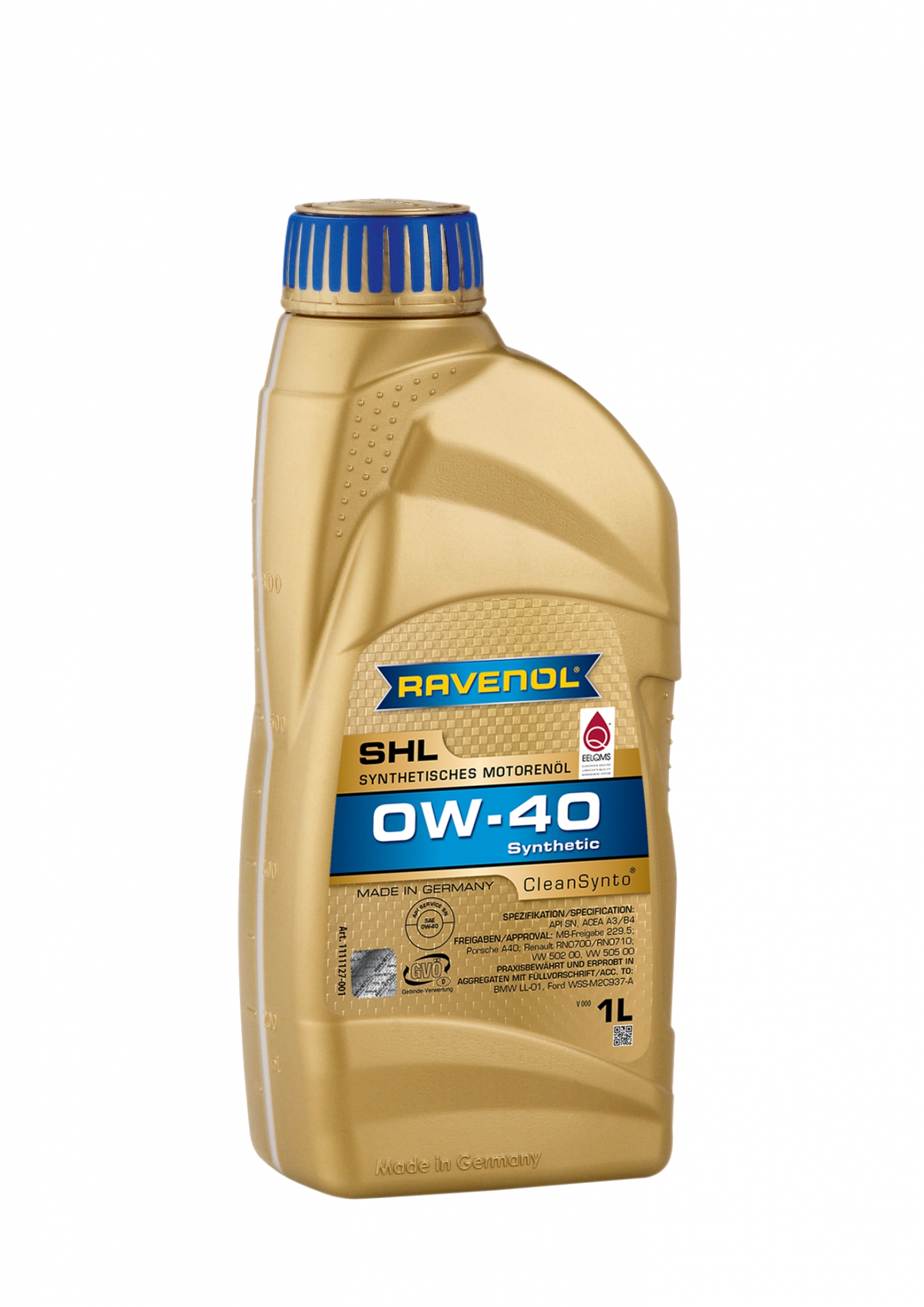RAVENOL SHL CLEANSYNTO 0W40 1L