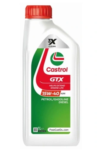 CASTROL GTX HIGH MILEAGE 15W40 1L