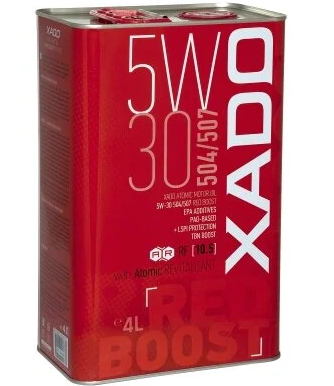 XADO ATOMIC OIL RED BOOST 5W30 504 507 4L