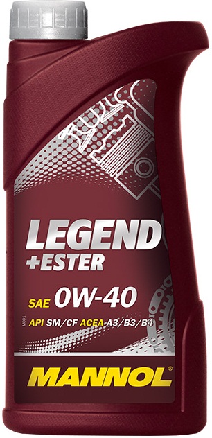 MANNOL LEGEND+ESTER 0W40 1L