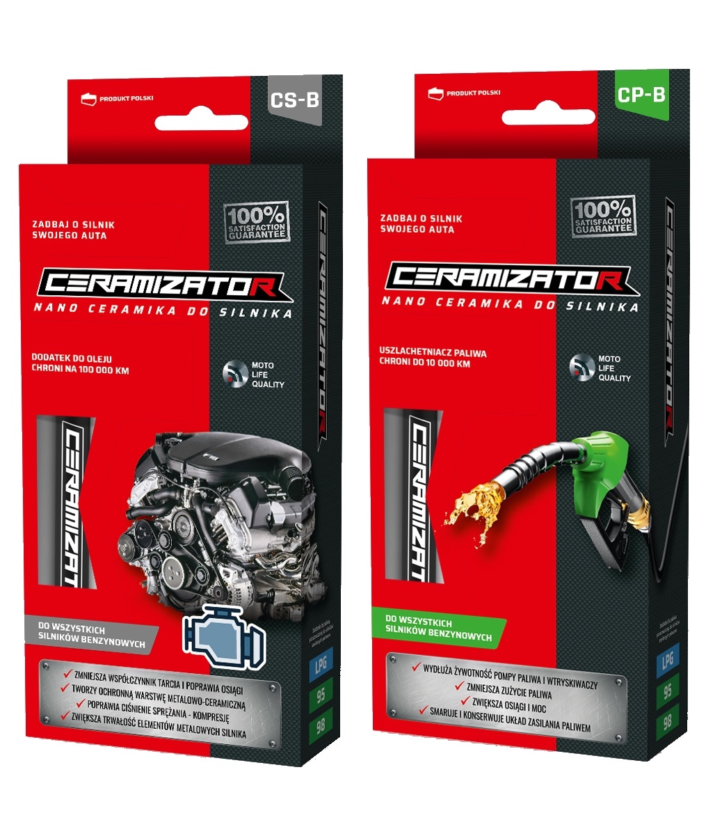 CERAMIZATOR ZESTAW DO SILNIKÓW BENZYNOWYCH CS-B + CP-B
