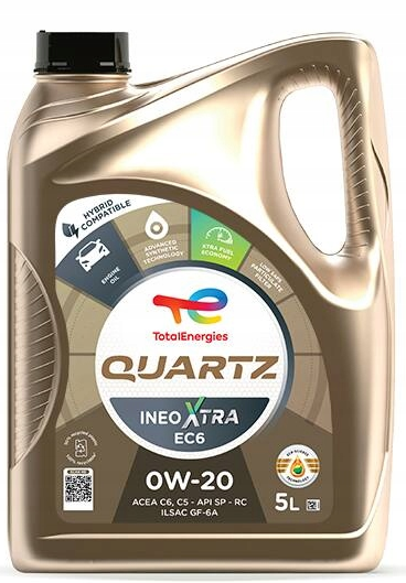 TOTAL QUARTZ INEO XTRA EC6 0W20 API SN PLUS 5L
