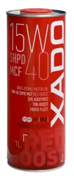 XADO ATOMIC OIL RED BOOST 15W40 SHPD 1L
