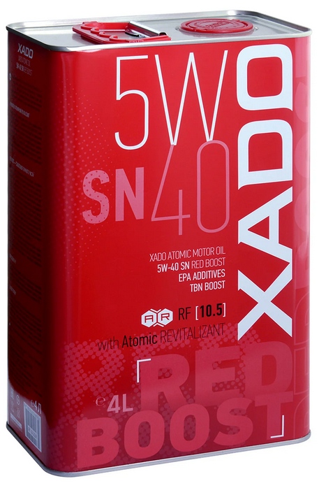 XADO ATOMIC OIL RED BOOST SN 5W40 4L