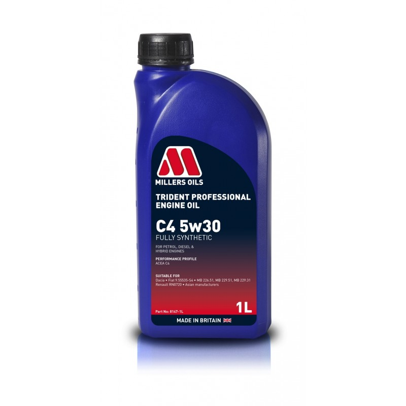 MILLERS OILS TRIDENT PROFESSIONAL C4 5W30 1L