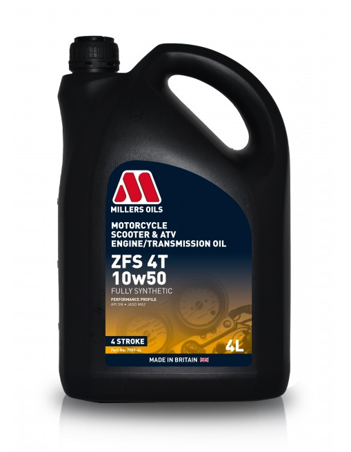 MILLERS ZFS 4T 10W50 100% SYNTETYK 4L