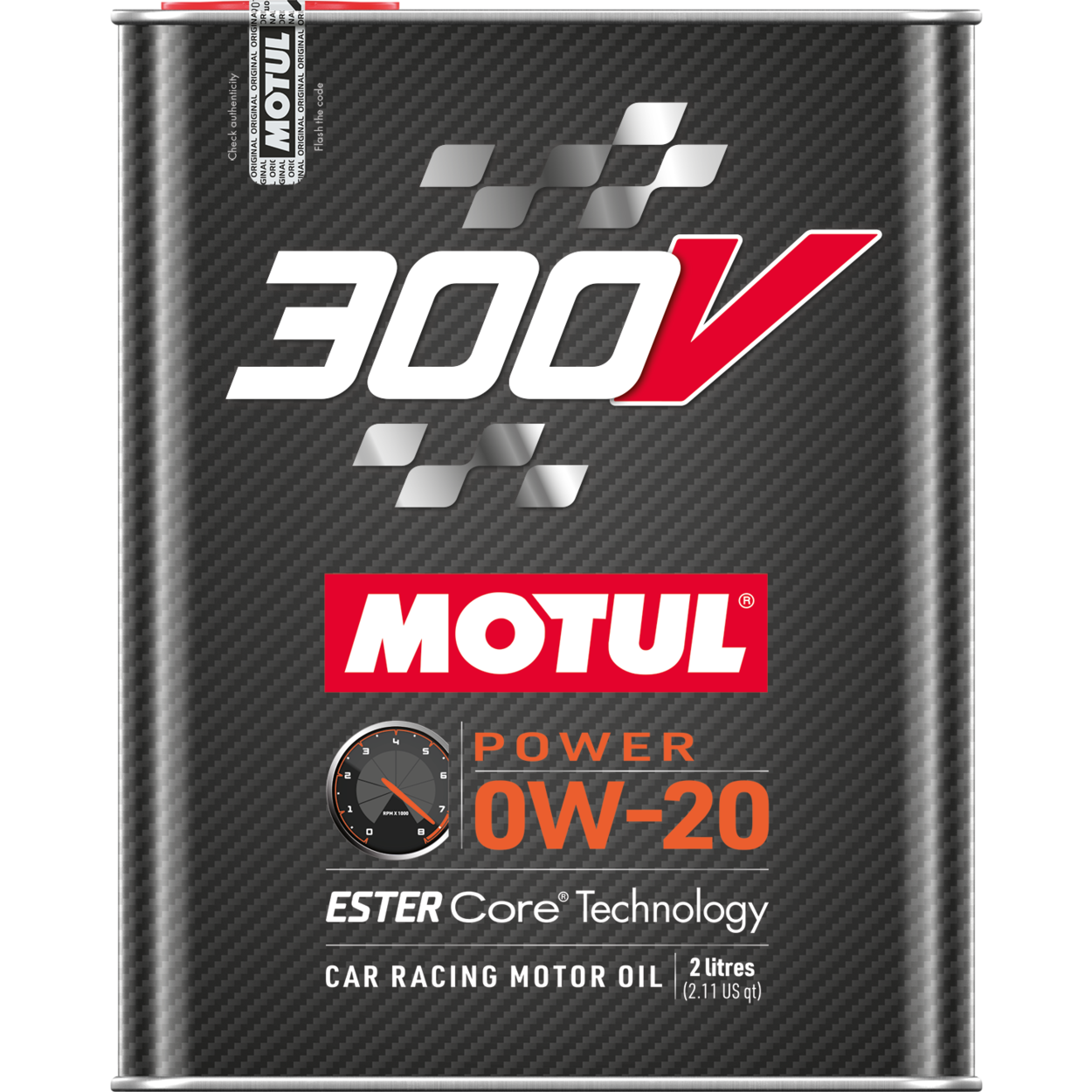 MOTUL 300V 0W20 POWER (HIGH RPM) 2L