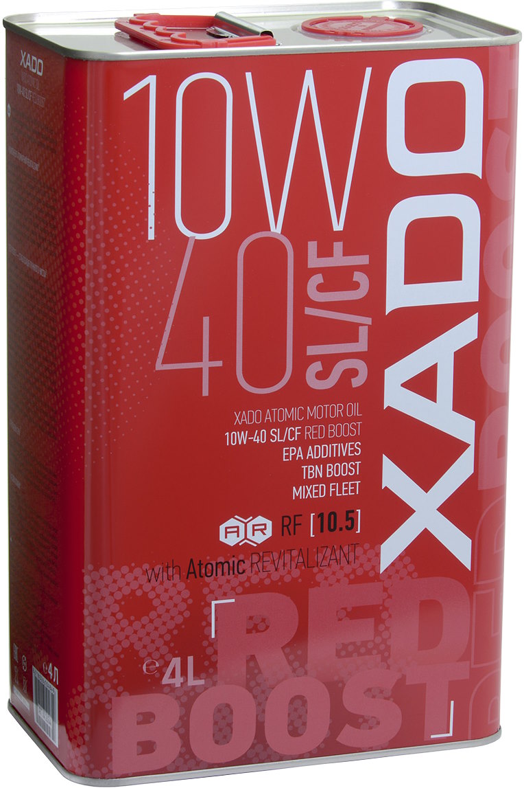 XADO ATOMIC OIL RED BOOST 10W40 SL/CF 4L