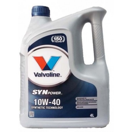VALVOLINE SYNPOWER 10W40 4L