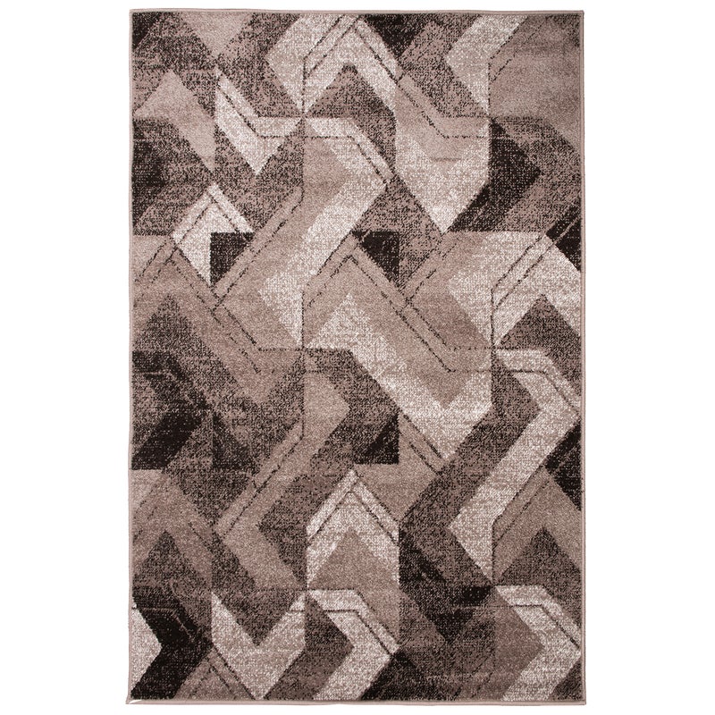 Dywan Manila Symetria brązowy 160 x 230 cm