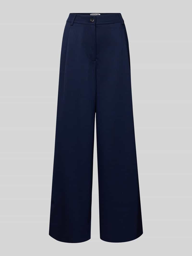 Spodnie w stylu Marleny Dietrich o luźnym kroju z dodatkiem wiskozy