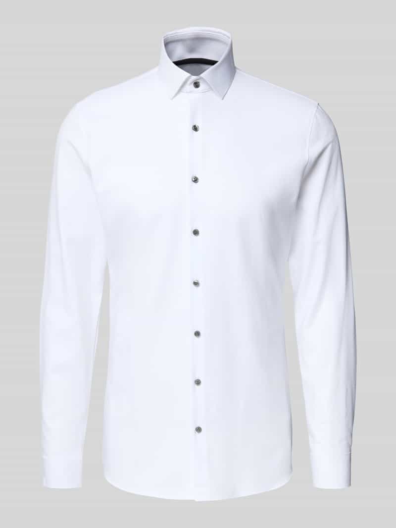 Koszula biznesowa o kroju Super Slim Fit z kołnierzykiem typu kent