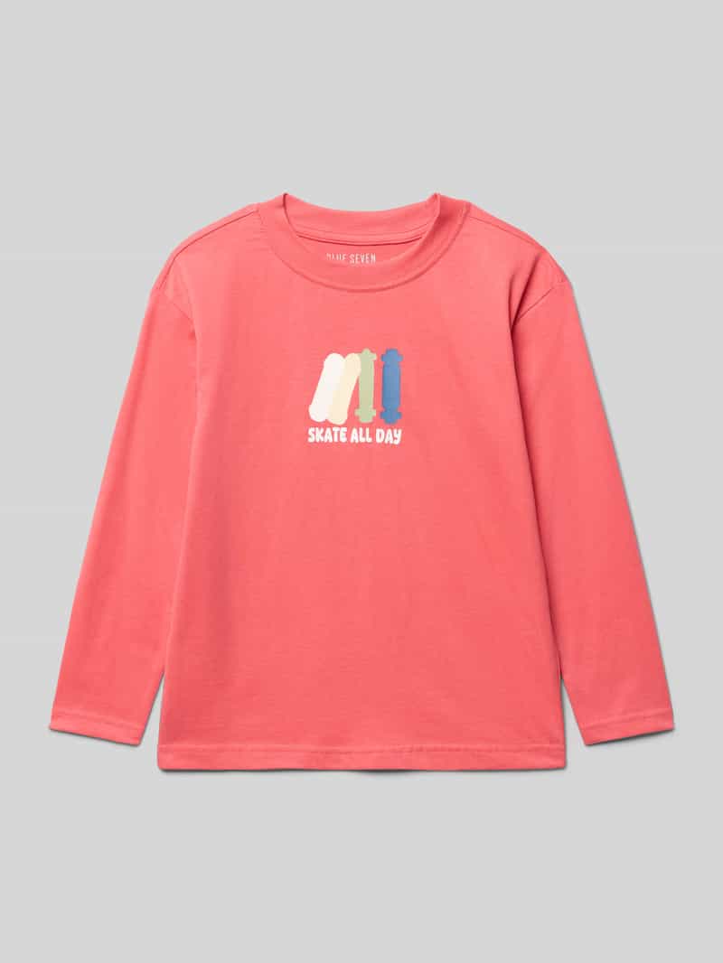 Bluzka z długim rękawem z nadrukowanym motywem