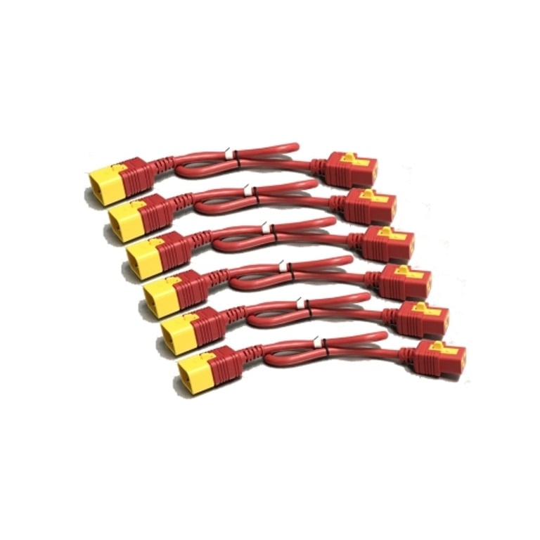APC AP8716SX340 kabel zasilające Czerwony 1,8 m C19 panel C20 panel